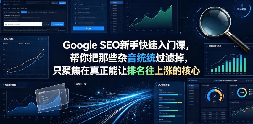 Google SEO新手快速入门课，帮你把那些杂音统统过滤掉，只聚焦在真正能让排名往上涨的核心动作【原创双语字幕】-才疏云网创
