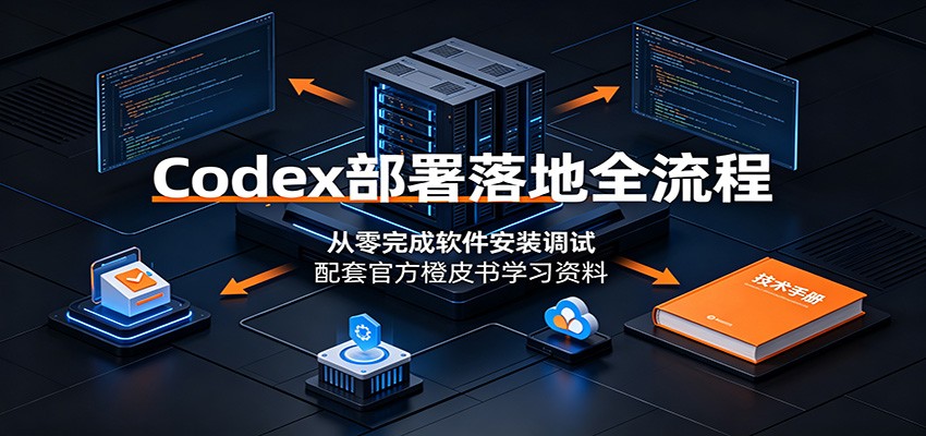 Codex部署落地全流程：从零完成软件安装调试，配套官方橙皮书学习资料-才疏云网创