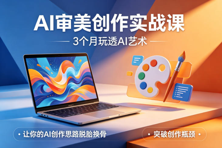 AI审美创作实战课,3个月玩透AI艺术,让你的AI创作思路脱胎换骨,突破创作瓶颈(更新0706)-才疏云网创