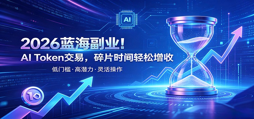 AI Token算力赛道！普通人可入局的数字副业，零门槛快速起步-才疏云网创