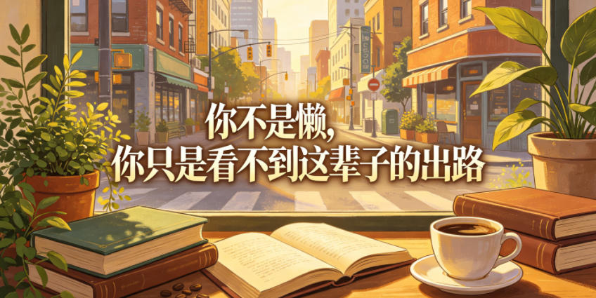 付费文章:你不是懒,你只是看不到这辈子的出路-才疏云网创