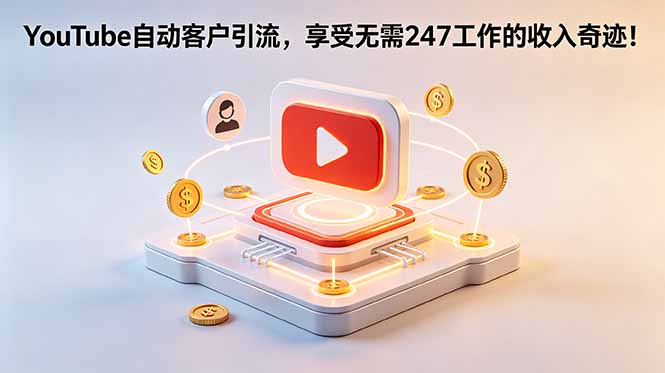 YouTube 自动客户引流，享受无需 247 工作的收入奇迹！【原创双语字幕】-才疏云网创