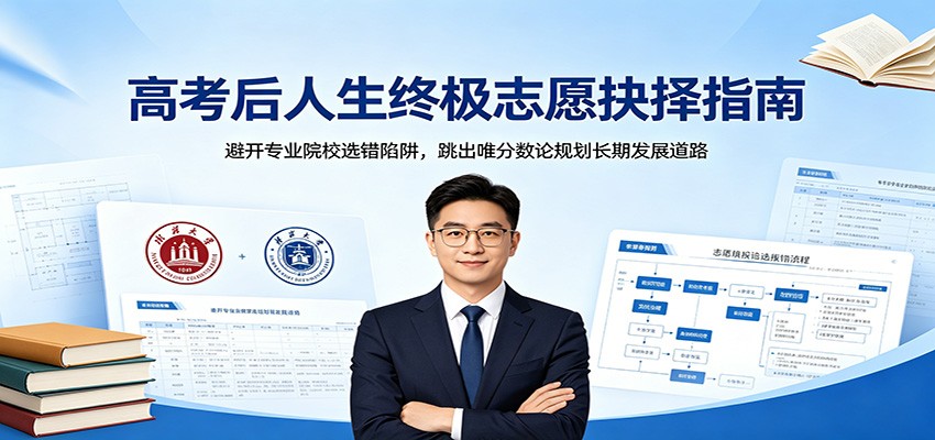 高考后人生终极志愿抉择指南：避开专业院校选错陷阱，跳出唯分数论规划长期发展道路-才疏云网创
