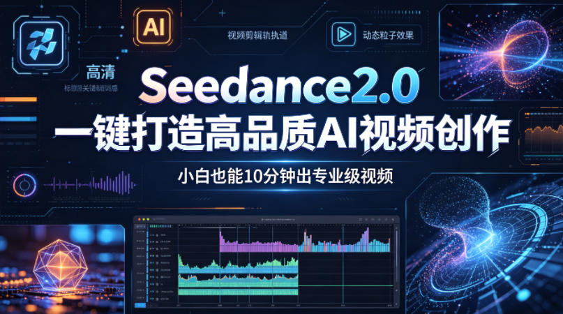 Seedance2.0一键打造高品质AI视频创作,小白也能10分钟出专业级视频-才疏云网创
