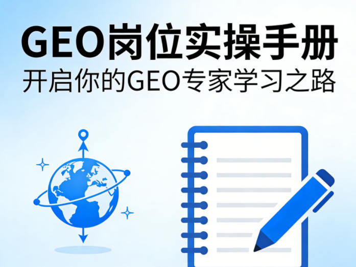GEO岗位实操手册，开启你的GE0专家学习之路-才疏云网创