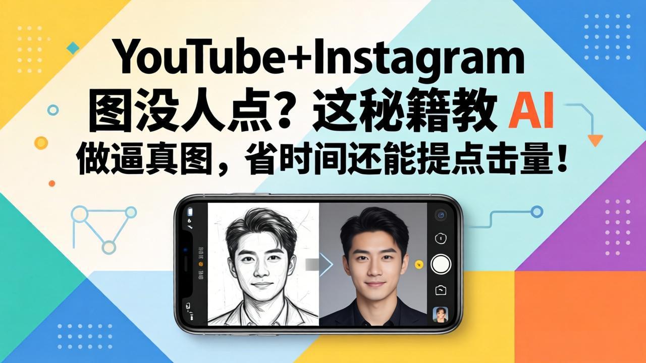 YouTube+Instagram图没人点？这秘籍教 AI 做逼真图，省时间还能提点击量-才疏云网创