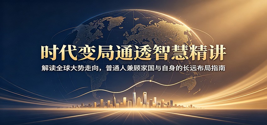 时代变局通透智慧精讲：解读全球大势走向，普通人兼顾家国与自身的长远布局指南-才疏云网创