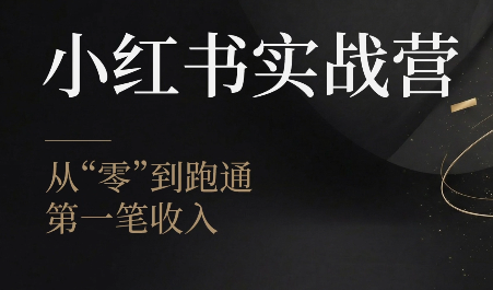 金金老师·小红书实战营-才疏云网创