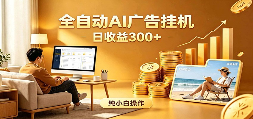 AI风口项目，全程解放双手，后台自动运行赚取收益，每天稳定收益300+-才疏云网创