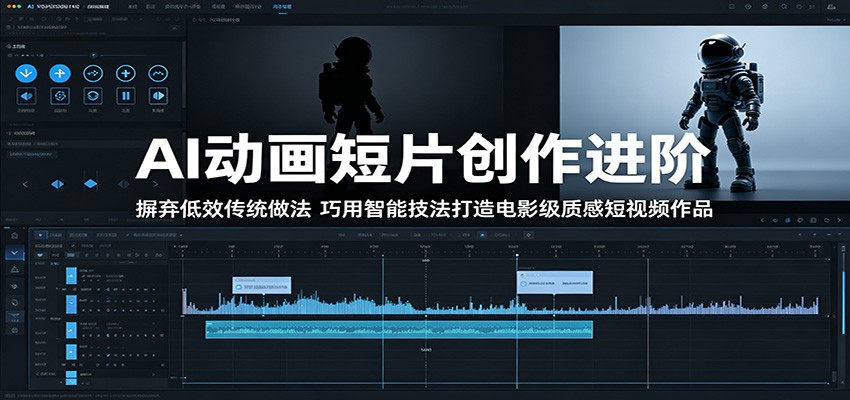 AI动画短片创作进阶：摒弃低效传统做法，巧用智能技法打造电影级质感短视频作品-才疏云网创