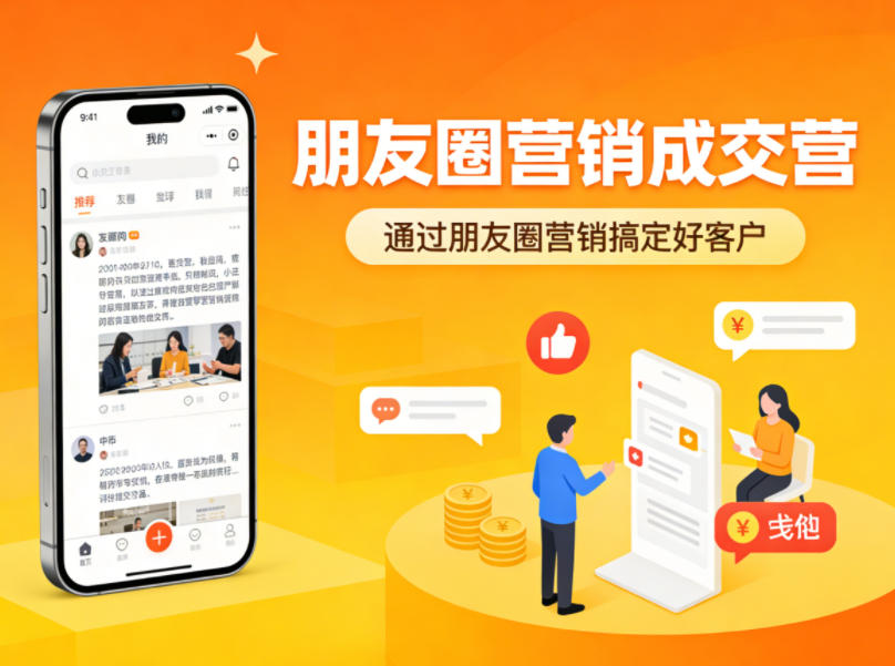 朋友圈营销成交营，通过朋友圈营销来搞定好客户-才疏云网创
