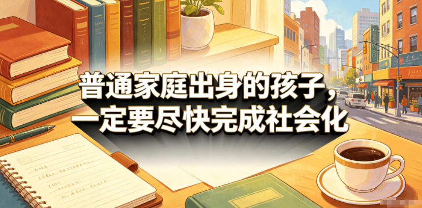 付费文章:普通家庭出身的孩子,一定要尽快完成社会化-才疏云网创