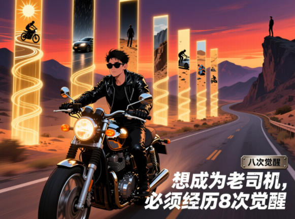 付费文章：想成为老司机，必须经历8次觉醒-才疏云网创
