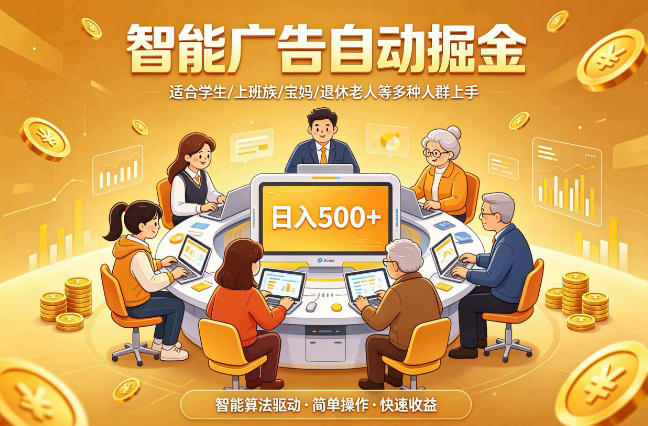 2026年最好做的项目：自动掘金项目，小白轻易上手，单日轻松收入500+【揭秘】-才疏云网创