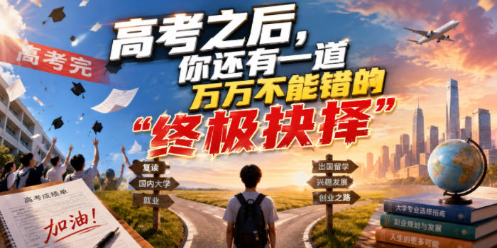 付费文章：高考之后，你还有一道万万不能错的“终极抉择”-才疏云网创