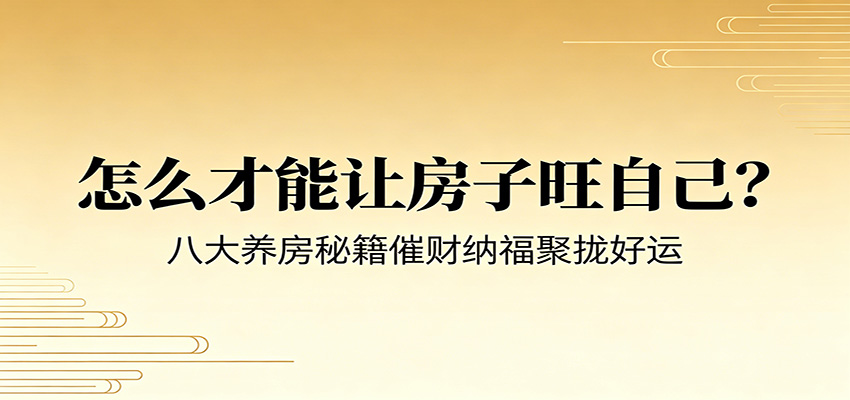 付费文章《怎么才能让房子旺自己？》八大养房秘籍催财纳福聚拢好运-才疏云网创
